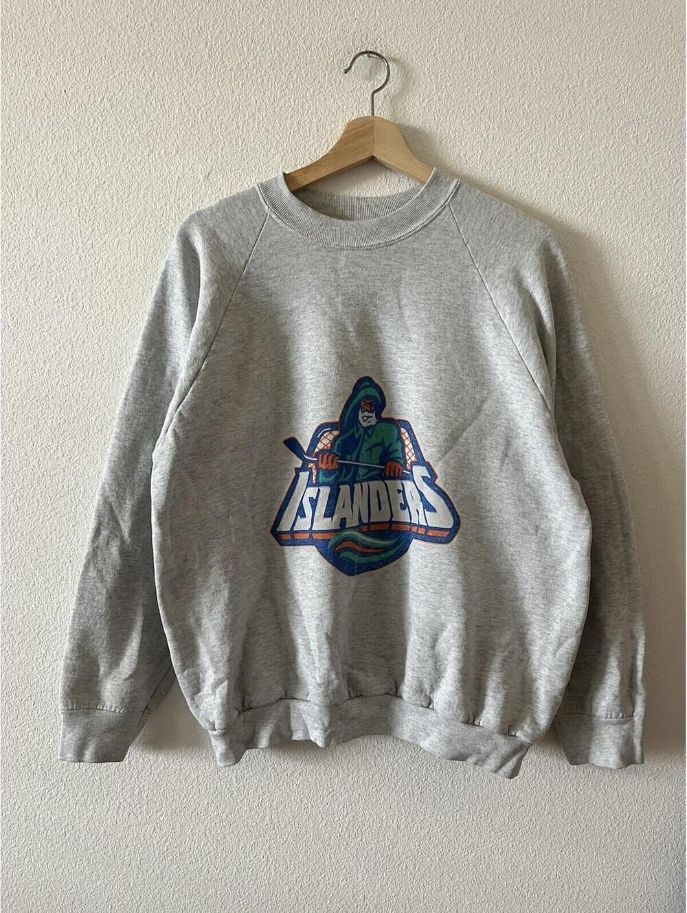 Vintage NY Islanders Fish Sticks Crewneck Sweatshirt⁠ L/XL